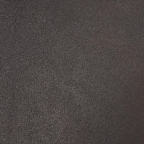 Mercana Kavalan 37.5" Total Height Ebony Leather Seat Black Metal Frame Bar Stool