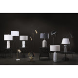 Mercana Shamir 15L x 15W Gold Geometric Metal Table Lamp