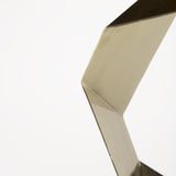 Mercana Shamir 15L x 15W Gold Geometric Metal Table Lamp