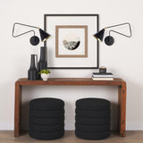 Mercana Cobalt 6L x 32W Black Metal Cone Shaped Swivel Wall Sconce