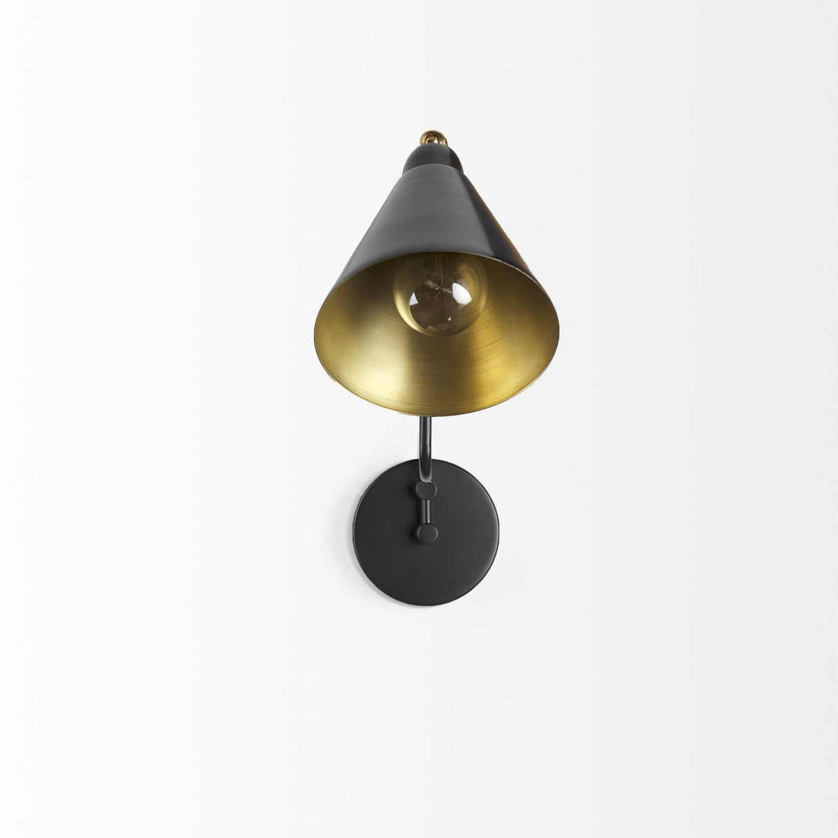 Mercana Cobalt 6L x 32W Black Metal Cone Shaped Swivel Wall Sconce