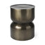 Mercana Catriona 17L x 17W x 20H Gold Accent Hourglass Table
