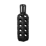 Mercana Brunel Large Black Drum-Shaped Ceramic Vase
