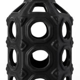 Mercana Brunel Large Black Drum-Shaped Ceramic Vase