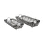Mercana Kenneth (Set of 2) 24L x 12W Gray Metal Baskets