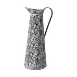 Mercana Colette Large Black/White Patterned Vase