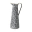 Mercana Colette Large Black/White Patterned Vase
