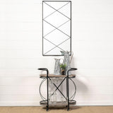 Mercana Colette Small Black/White Patterned Vase
