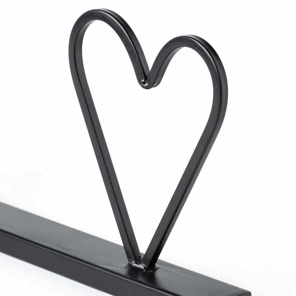 Mercana Wild at Heart 24L x 1W Black Metal Sign