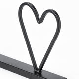 Mercana Wild at Heart 24L x 1W Black Metal Sign