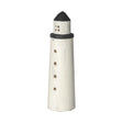 Mercana Abner (Large) 4L x 4W White Wooden Coastal Lighthouse