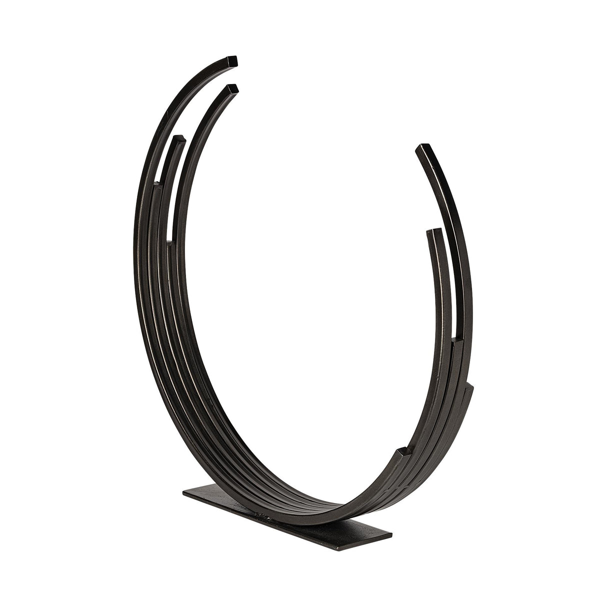Mercana Taj (Large) 21L x 3W Black Broken Halo Decorative Object