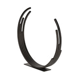 Mercana Taj (Large) 21L x 3W Black Broken Halo Decorative Object