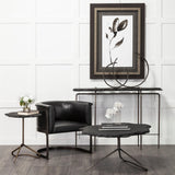 Mercana Taj (Large) 21L x 3W Black Broken Halo Decorative Object