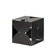 Mercana Darren (Small) 6L x 6W Black Metal Decorative Cube