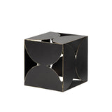 Mercana Darren (Small) 6L x 6W Black Metal Decorative Cube