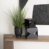 Mercana Darren (Small) 6L x 6W Black Metal Decorative Cube