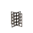 Mercana Fletcher (Small) 4L x 4W Gray Metal Abstract Decorative Object