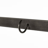 Mercana Carell 31L x 18W Black Metal And Wood Shelf Hall Tree