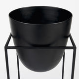 Mercana Bumble (Set of 2) 12L x 12W x 32H Black Plant Stands