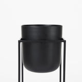 Mercana Bumble (Set of 2) 12L x 12W x 32H Black Plant Stands