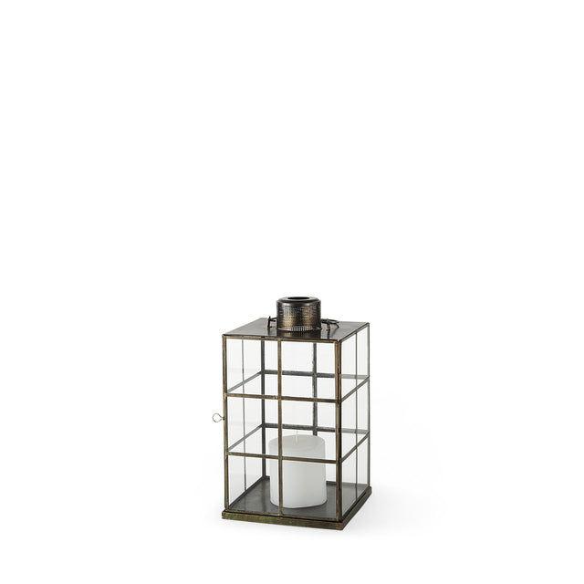 Mercana Grimwig (Small) 8L x 8W x 15H LANTERN W/SHEET BASE WITHOUT BEVEL