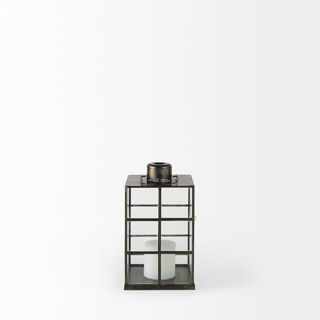 Mercana Grimwig (Small) 8L x 8W x 15H LANTERN W/SHEET BASE WITHOUT BEVEL