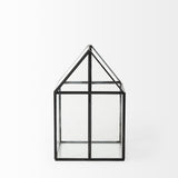 Mercana Sikes (Medium) 8L x 8W x 13H Hut Terrarium W/Glass Base