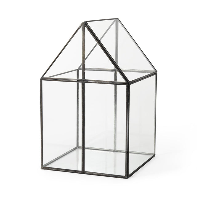 Mercana Sikes (Large) 10L x 10W x 16H Hut Terrarium W/Glass Base
