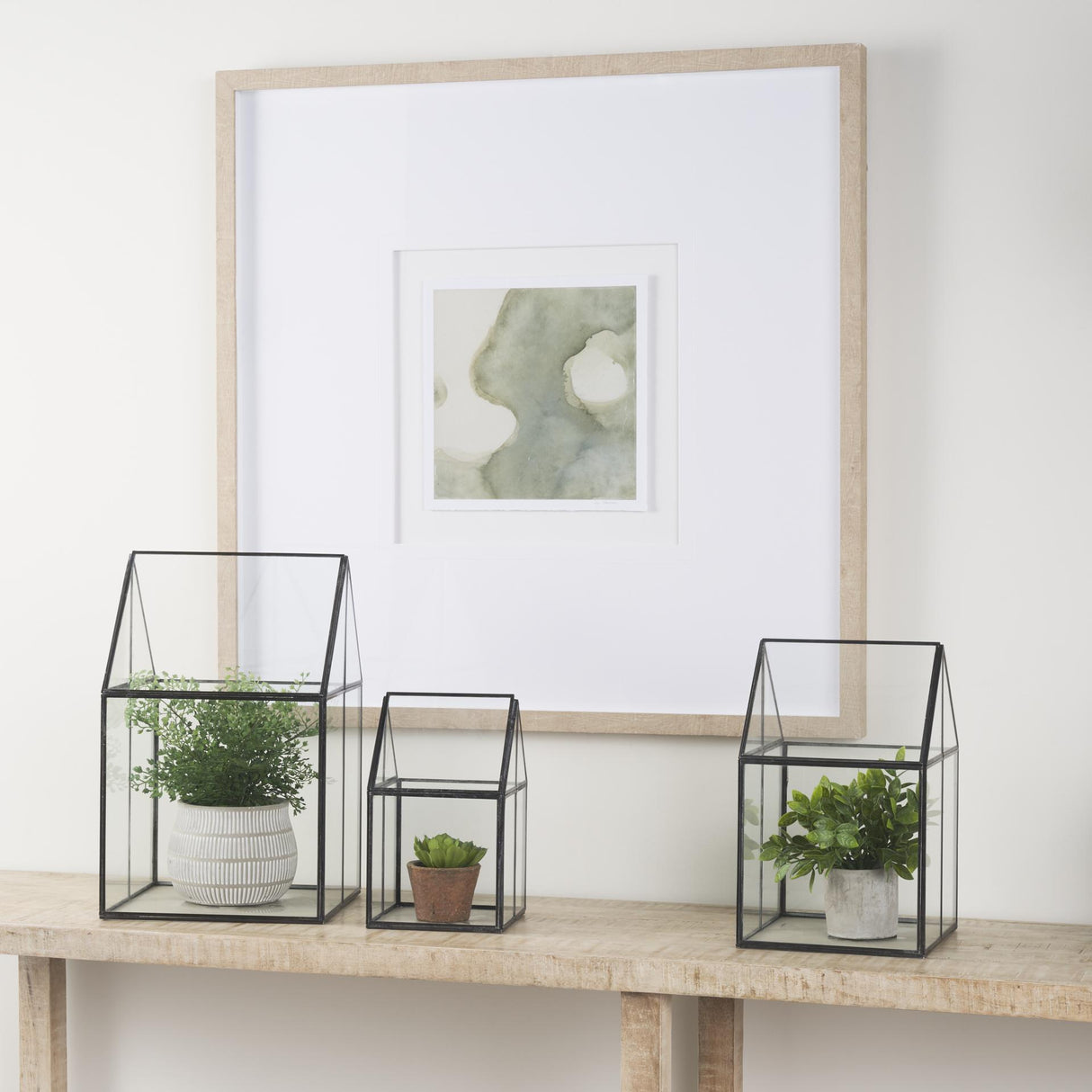 Mercana Sikes (Large) 10L x 10W x 16H Hut Terrarium W/Glass Base
