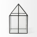 Mercana Sikes (Large) 10L x 10W x 16H Hut Terrarium W/Glass Base