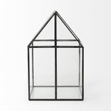 Mercana Sikes (Large) 10L x 10W x 16H Hut Terrarium W/Glass Base
