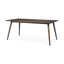 Mercana Nicholas II 72x39 Brown Solid Wood Top Metal/Wood Leg Dining Table