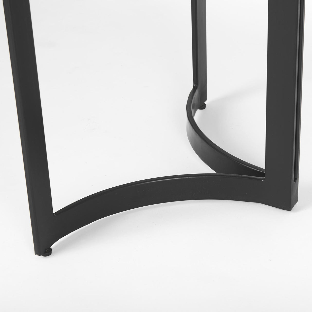 Mercana Tanner I 71L x 35W Rectangular White Marble W/ Metal Base Dining Table