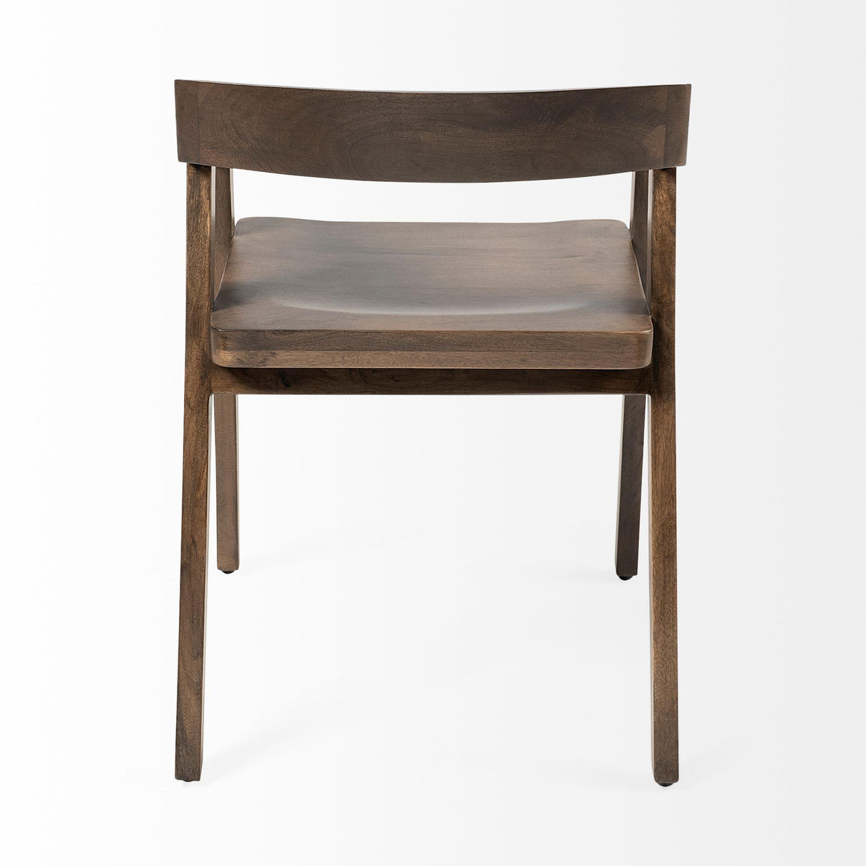 Mercana Nicholas I Onyx Brown Solid Wood Dining Chair