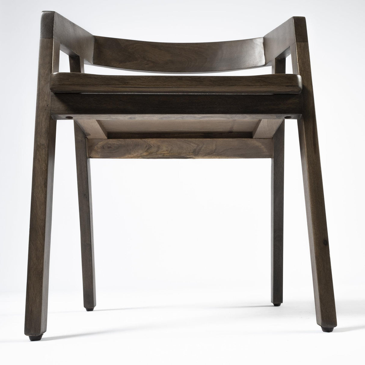 Mercana Nicholas I Onyx Brown Solid Wood Dining Chair