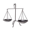 Mercana Adilah 16L x 10W Black Metal Vintage Inspired Weighing Scale