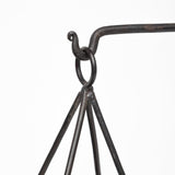 Mercana Adilah 16L x 10W Black Metal Vintage Inspired Weighing Scale
