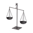 Mercana Ellis 10L x 4W Black Metal Vintage Inspired Weighing Scale