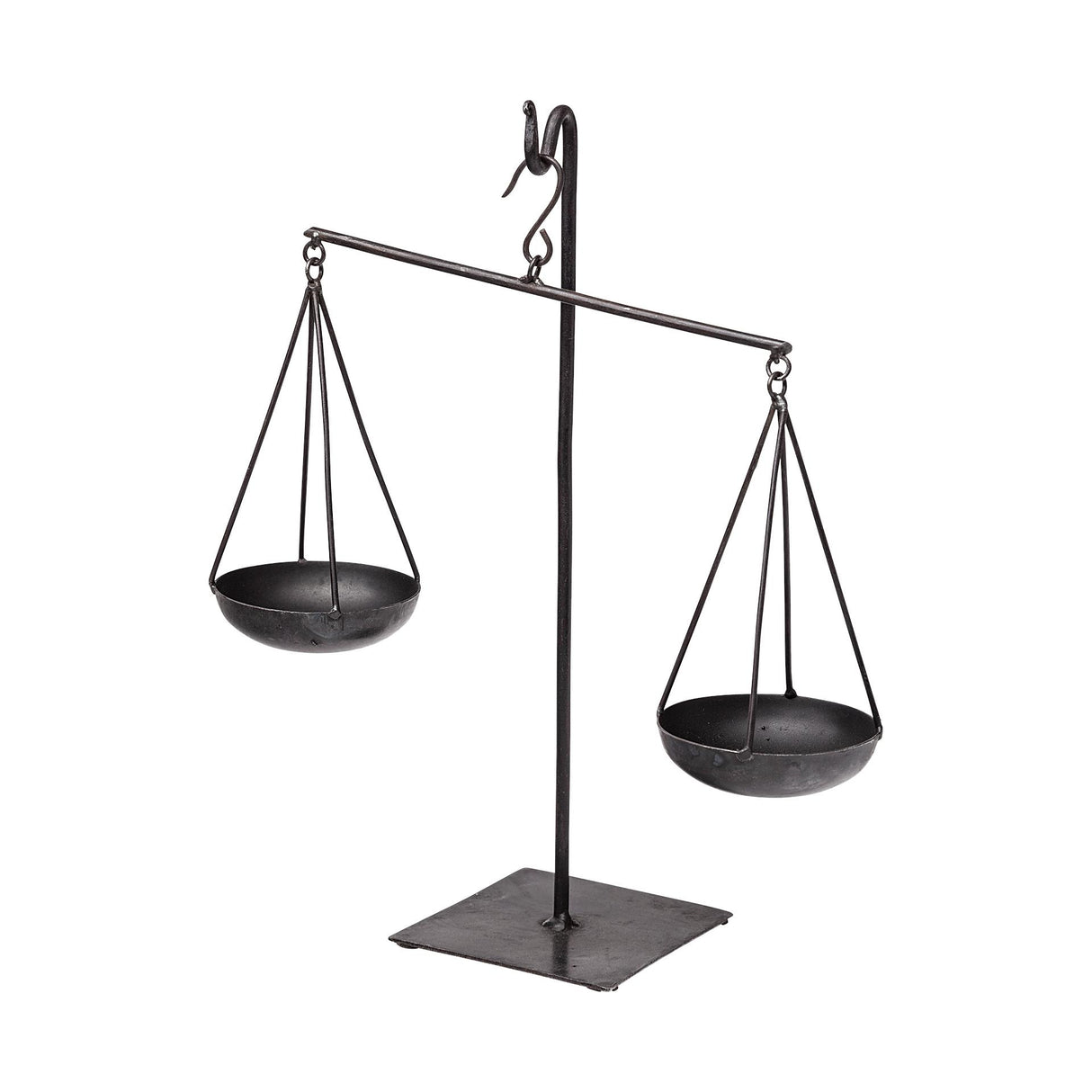 Mercana Ellis 10L x 4W Black Metal Vintage Inspired Weighing Scale