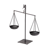 Mercana Ellis 10L x 4W Black Metal Vintage Inspired Weighing Scale