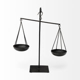 Mercana Ellis 10L x 4W Black Metal Vintage Inspired Weighing Scale