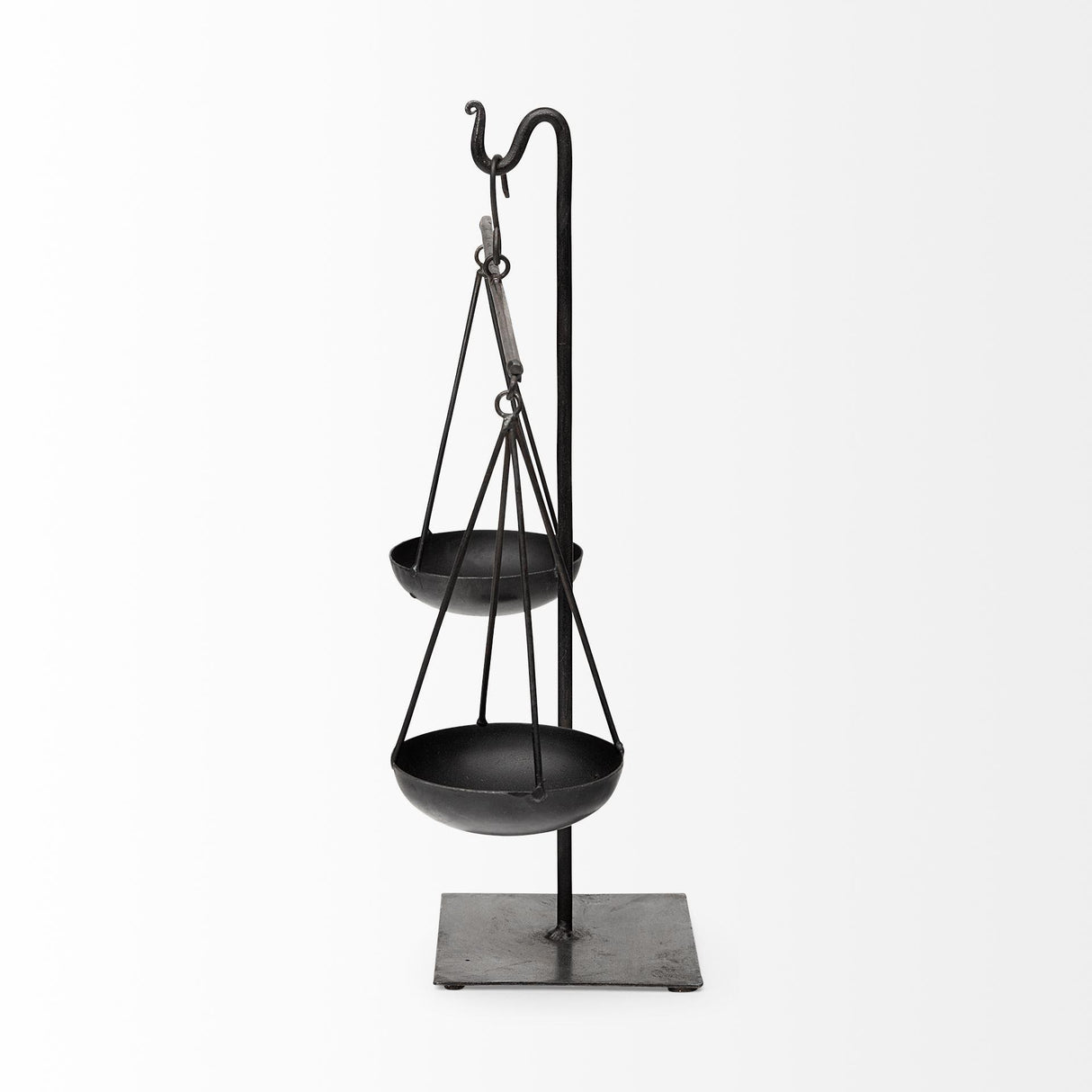 Mercana Ellis 10L x 4W Black Metal Vintage Inspired Weighing Scale