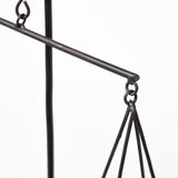 Mercana Ellis 10L x 4W Black Metal Vintage Inspired Weighing Scale