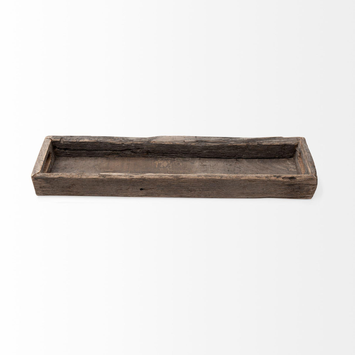Mercana Vernon (Medium) 30L x 7W Brown Reclaimed Wood Tray