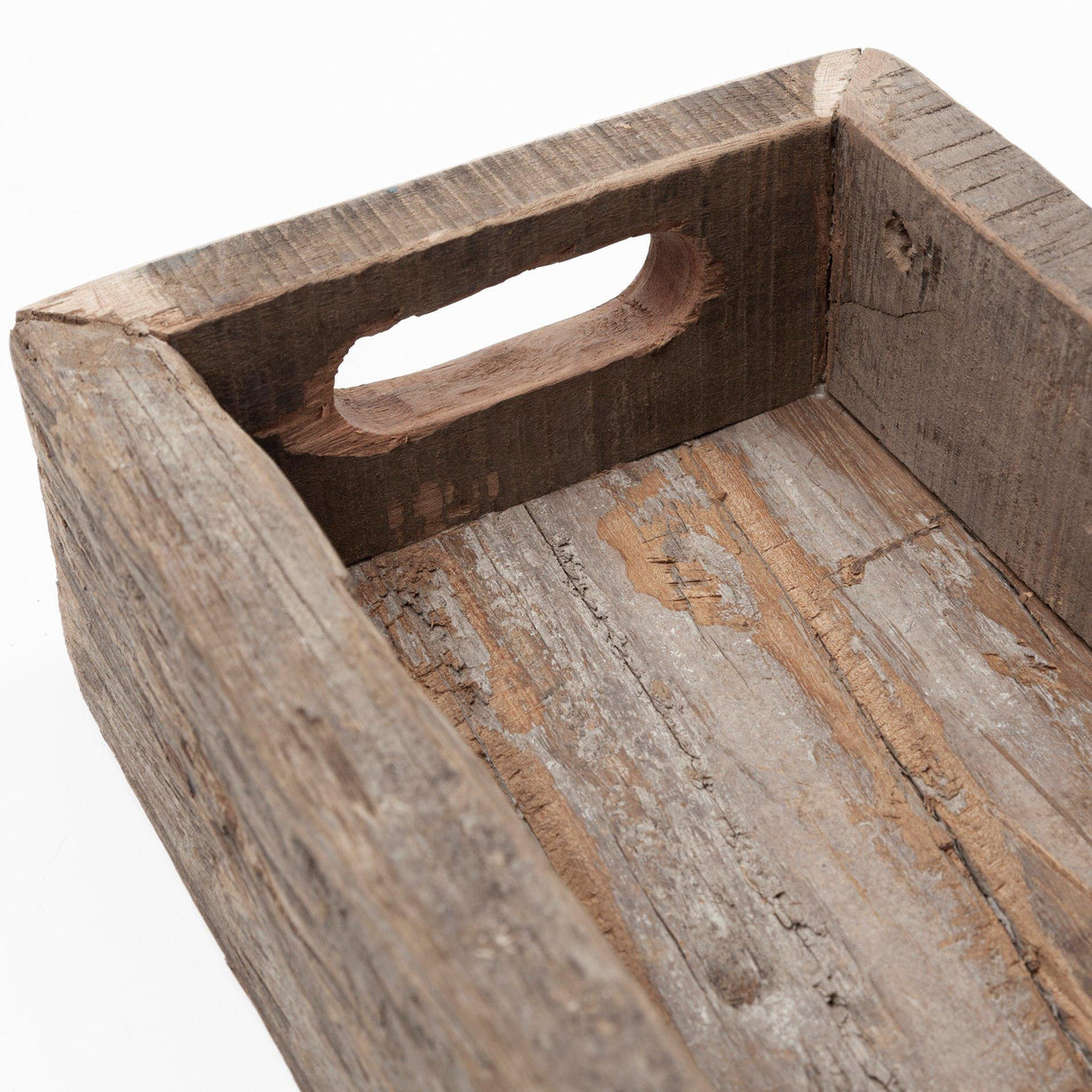 Mercana Vernon (Medium) 30L x 7W Brown Reclaimed Wood Tray