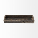 Mercana Vernon (Small) 24L x 7W Brown Reclaimed Wood Tray