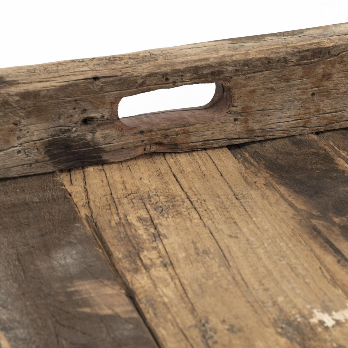 Mercana Carson (Large) 30L x 30W Brown Reclaimed Wood Tray
