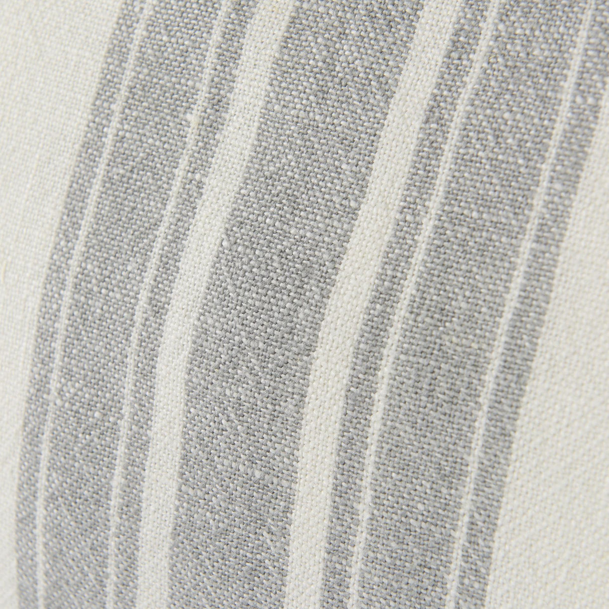 Mercana Patrice 22 x 22 Cream With Gray Stripes Decorative Pillow Cover