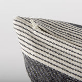 Mercana Nancy 14 x 26 Beige With Black Stripe Detail Decorative Pillow Cover